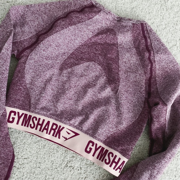 Gymshark Flex Berry Crop Top - Picture 3 of 3